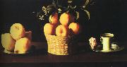 Francisco de Zurbaran Still Life with Oranges and Lemons oil painting artist